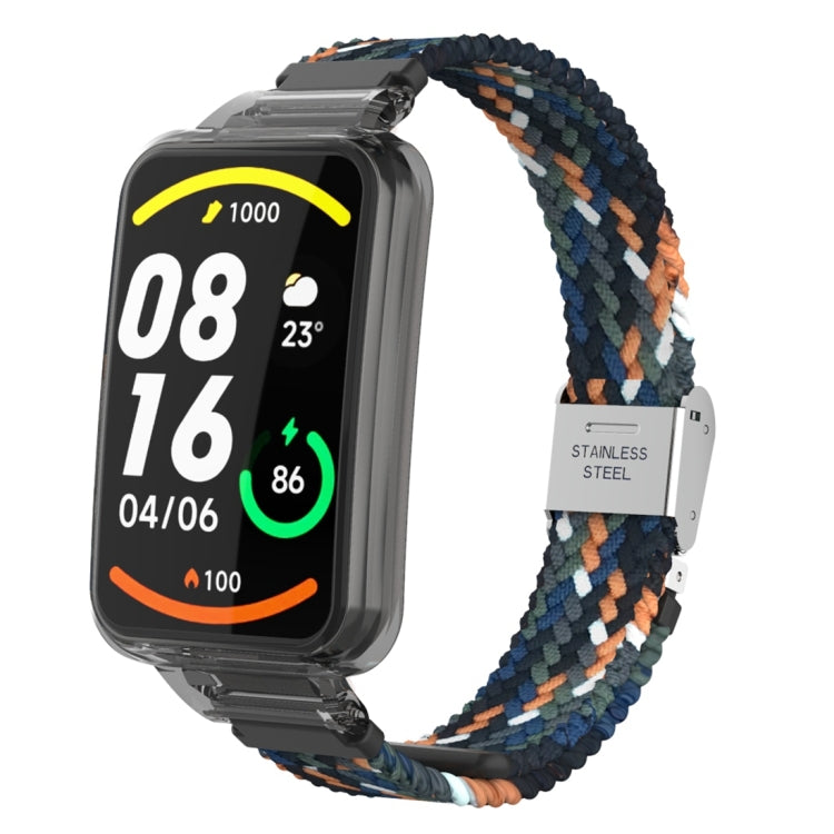 Braided Nylon Buckle Integrated Watch Band, For Xiaomi Mi Band 7 Pro