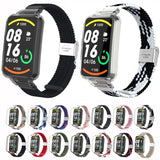Braided Nylon Buckle Integrated Watch Band, For Xiaomi Mi Band 7 Pro