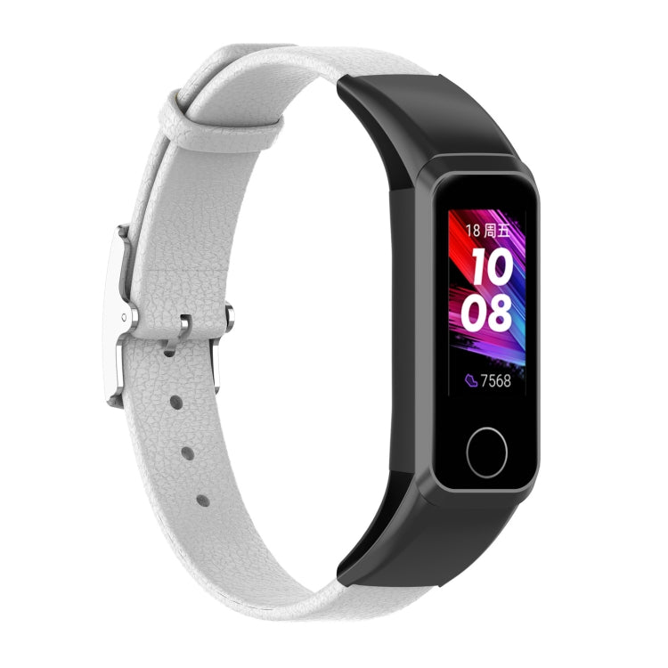 For Huawei Band 4 (ADS-B29) / Honor Band 5i (CRS-B19S) Genuine Leather Wrist Strap Watchband