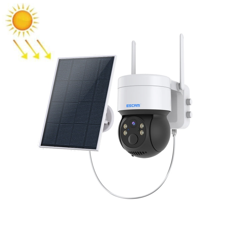 ESCAM QF170 2MP WiFi Full Color Night Vision Two-way Audio Solar Camera, QF170 QF170