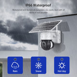 2.4G Wifi Solar Battery Powered? Floodlight PTZ? Camera with PIR Human Detection, ST-S518-2M-TY