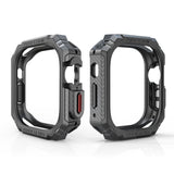 TPU + PC Carbon Fiber Shockproof Case For Apple Watch, Ultra 3 / 2 / 1 49mm