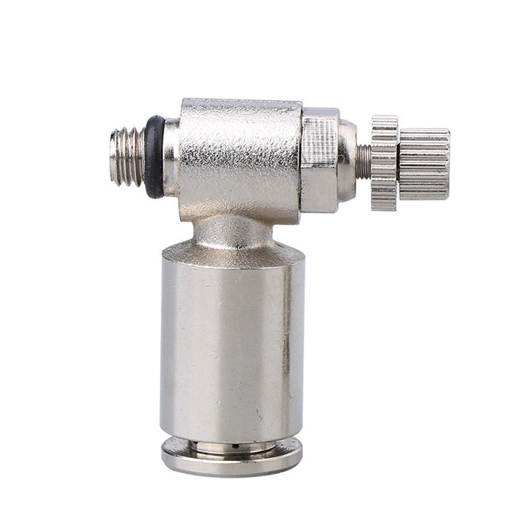 LAIZE Nickel Plated Copper Male Thread Throttle Valve Pneumatic Connector, SL4-01, SL4-02, SL4-M5, SL6-01, SL6-02, SL6-03, SL6-04, SL6-M5, SL8-01, SL8-02, SL8-03, SL8-04, SL10-01, SL10-02, SL10-03, SL10-04, SL12-02, SL12-03, SL12-04