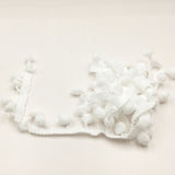 20 Yards Pompom Lace Ribbon Fur Ball Trim For Craft DIY Curtain Home Decorative Clothes Sewing Accessories, 1CM