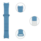 For Samsung Galaxy Watch5 Silicone Magnetic Watch Band, 20mm, 22mm
