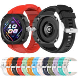 Monochrome Silicone Watch Band, For Huawei Watch GT Cyber