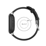 Genuine Leather Watch Band, For Fitbit Versa 3 / Sense