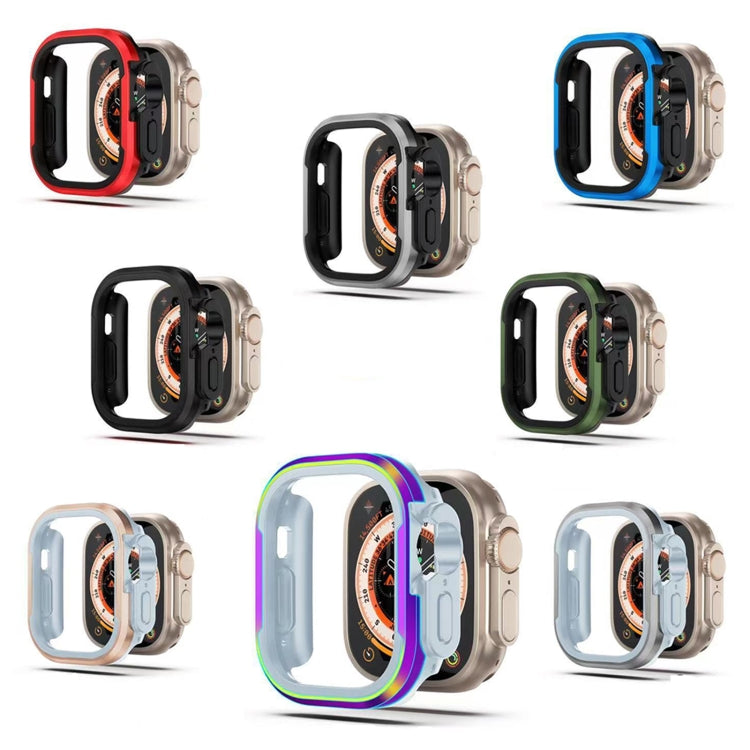 Aluminum Alloy + TPU 2 in 1 Protective Case, For Apple Watch Ultra 3 / 2 / 1 49mm, For Apple Watch Series 9 / 8 / 7 45mm, For Apple Watch Series 6 / 5 / 4 / SE 44mm, For Apple Watch Series 9 / 8 / 7 41mm, For Apple Watch Series 6 / 5 / 4 / SE 40mm