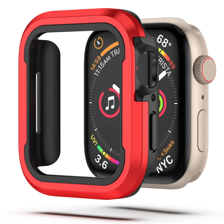 Aluminum Alloy + TPU 2 in 1 Protective Case, For Apple Watch Ultra 3 / 2 / 1 49mm, For Apple Watch Series 9 / 8 / 7 45mm, For Apple Watch Series 6 / 5 / 4 / SE 44mm, For Apple Watch Series 9 / 8 / 7 41mm, For Apple Watch Series 6 / 5 / 4 / SE 40mm