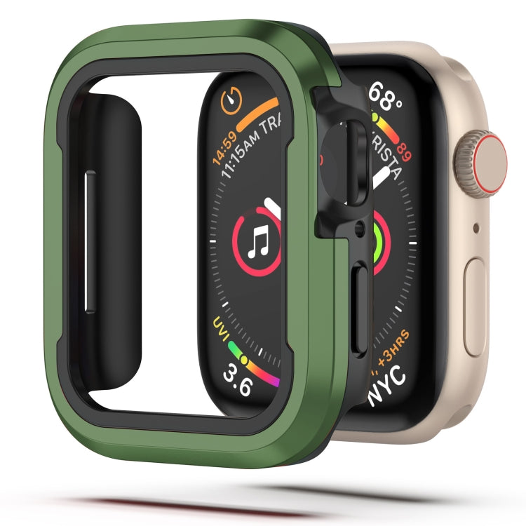 Aluminum Alloy + TPU 2 in 1 Protective Case, For Apple Watch Ultra 3 / 2 / 1 49mm, For Apple Watch Series 9 / 8 / 7 45mm, For Apple Watch Series 6 / 5 / 4 / SE 44mm, For Apple Watch Series 9 / 8 / 7 41mm, For Apple Watch Series 6 / 5 / 4 / SE 40mm