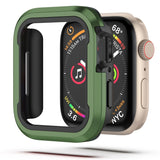 Aluminum Alloy + TPU 2 in 1 Protective Case, For Apple Watch Ultra 3 / 2 / 1 49mm, For Apple Watch Series 9 / 8 / 7 45mm, For Apple Watch Series 6 / 5 / 4 / SE 44mm, For Apple Watch Series 9 / 8 / 7 41mm, For Apple Watch Series 6 / 5 / 4 / SE 40mm