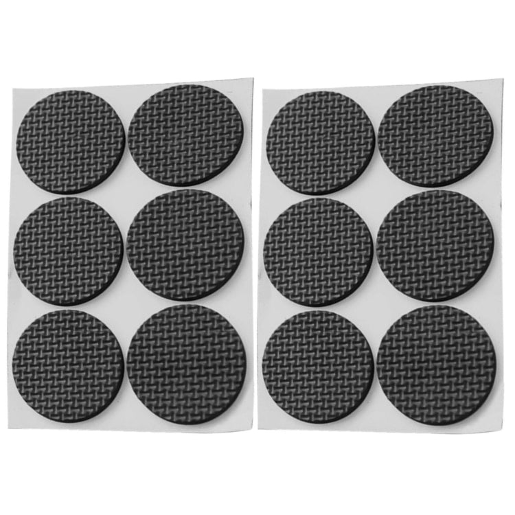 2pcs 46mm Round Plaid EVA Table Sofa Slip-proof Noise-reducing Foot Pads, 46mm 46mm