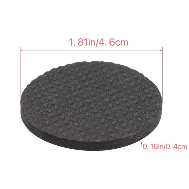 2pcs 46mm Round Plaid EVA Table Sofa Slip-proof Noise-reducing Foot Pads, 46mm