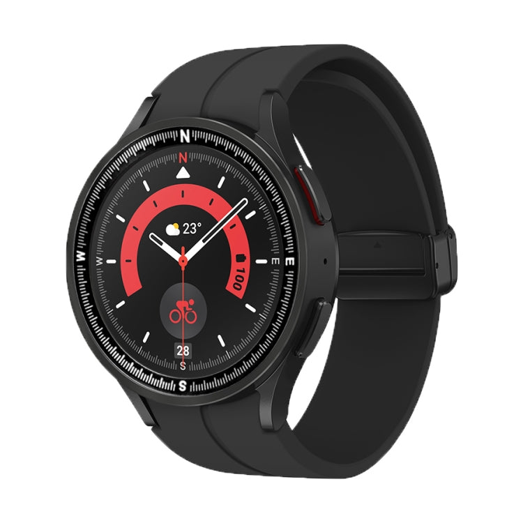 Compass Scale Metal Watch Bezel, For Samsung Galaxy Watch 5 Pro