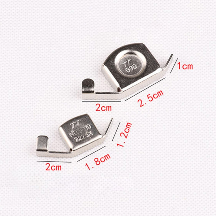 2 PCS Magnetic Seam Guide Press Feet Sewing Machines DIY Crafts Foot Parts Household Tools Accessories, Size:6 x 10cm, 3 x 10cm, 5 x 10cm, 6 x 10cm
