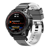 26mm Plain Weave Two-Color Quick Release Silicone Watch Band, For Garmin Fenix 7X