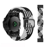 Adjustable Nylon Braided Elasticity Watch Band, For Garmin Fenix 7