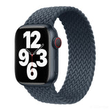 Nylon Single-turn Braided Watch Band For Apple Watch Series 8&7 41mm / SE 2&6&SE&5&4 40mm / 3&2&1 38mm, For Apple Watch Series 8&7 41mm,155mm, For Apple Watch Series 8&7 41mm, 155mm