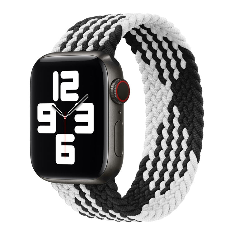 Nylon Single-turn Braided Watch Band For Apple Watch Series 8&7 41mm / SE 2&6&SE&5&4 40mm / 3&2&1 38mm, For Apple Watch Series 8&7 41mm,155mm, For Apple Watch Series 8&7 41mm, 155mm
