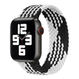 Nylon Single-turn Braided Watch Band For Apple Watch Series 8&7 41mm / SE 2&6&SE&5&4 40mm / 3&2&1 38mm, For Apple Watch Series 8&7 41mm,155mm, For Apple Watch Series 8&7 41mm, 155mm
