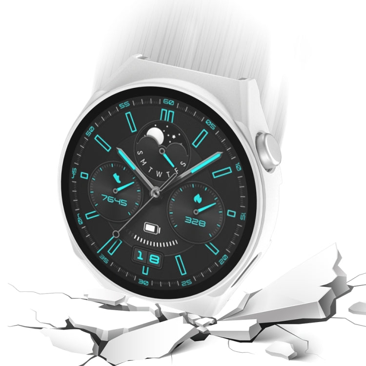 2 in 1 PC Frame + Tempered Glass Film Watch Protective Case, For Huawei GT3 Pro 46mm