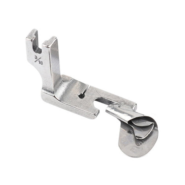 Sewing Machine Rolls Cloth Edge Presser Foot Silk Chiffon Skirt Hem Curled Pull Tube, 1/8(0.3CM), 3/16(0.5CM), 1/4(0.6M)