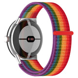 Metal Head Nylon Loop Watch Band, For Google Pixel Watch 4 / 3 / 2 / 1 41mm