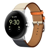 Genuine Leather Watch Band, For Google Pixel Watch 4 / 3 / 2 / 1 41mm