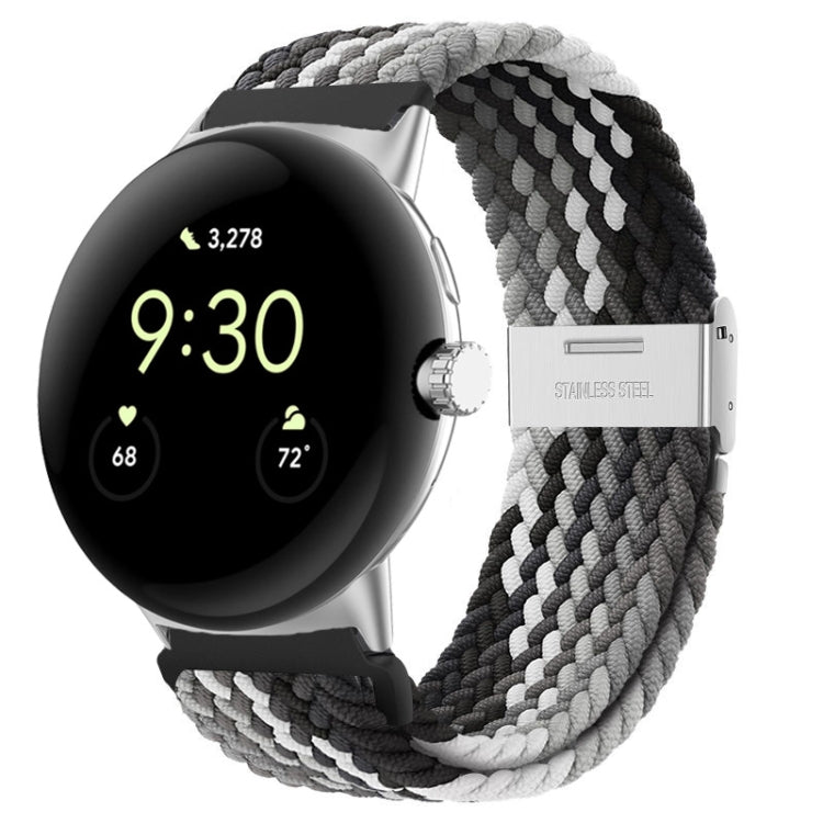 Metal Buckle Nylon Watch Band, For Google Pixel Watch 4 / 3 / 2 / 1 41mm