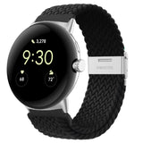 Metal Buckle Nylon Watch Band, For Google Pixel Watch 4 / 3 / 2 / 1 41mm