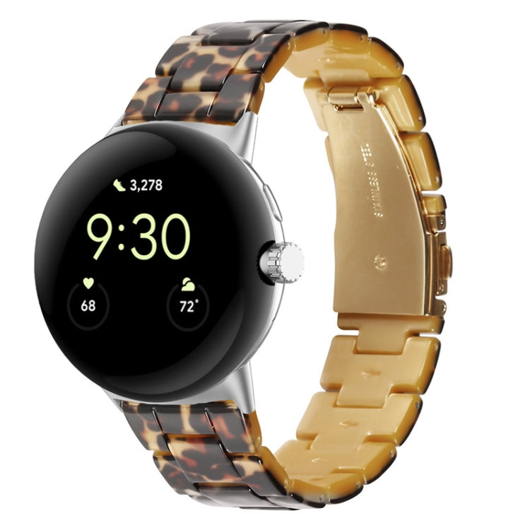 Three-beads Resin Watch Band, For Google Pixel Watch 4 / 3 / 2 / 1 41mm