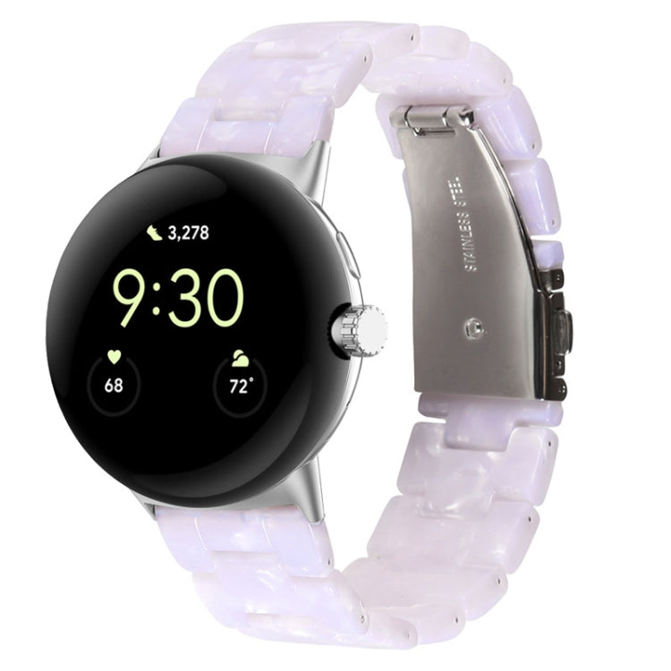 Three-beads Resin Watch Band, For Google Pixel Watch 4 / 3 / 2 / 1 41mm