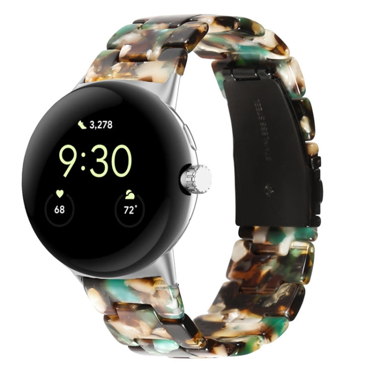 Three-beads Resin Watch Band, For Google Pixel Watch 4 / 3 / 2 / 1 41mm