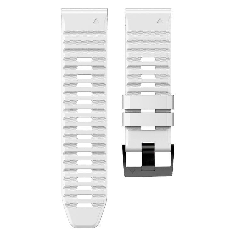 Two-Color Silicone Watch Band, For Garmin Fenix 7X / 6X / 5X 26mm