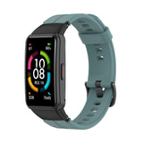 Solid Color Silicone Watch Band, For Honor Band 7