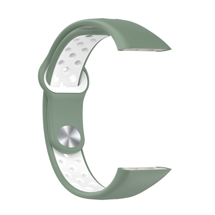 Two-color Reverse Buckle Silicone Watch Band, For Honor Band 7