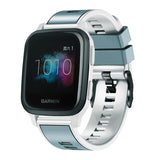 Universal Two Color Silicone Watch Band, 20mm, 22mm