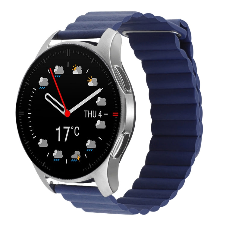 22mm Magnetic Loop Leather Watch Band, For Coros Apex 46mm/Apex Pro / Ticwatch Pro 3