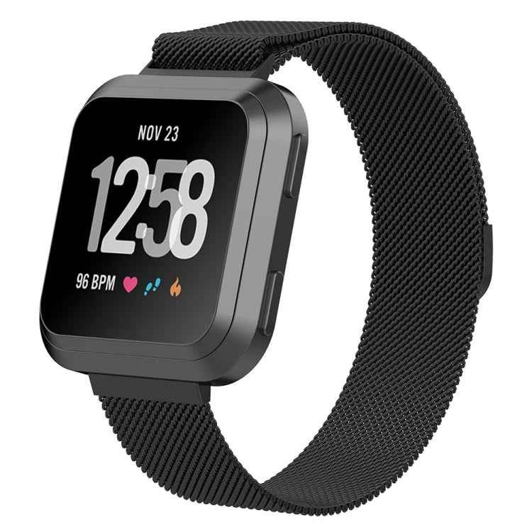 For Fitbit Versa Milanese Replacement Wrist Strap Watchband, S, L