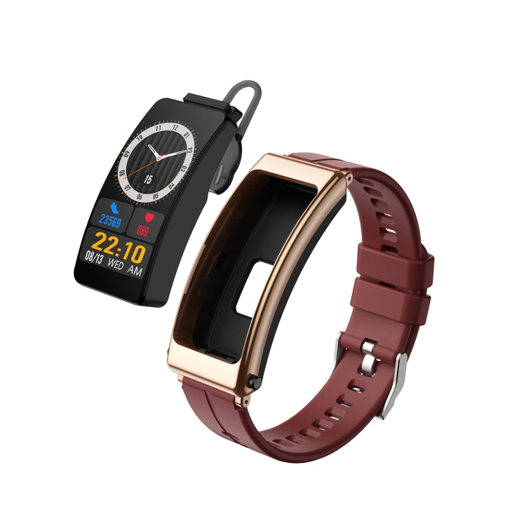 K13 1.14 inch Silicone Band Earphone Detachable Smart Watch Support Bluetooth Call - Zen Craft