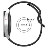 Universal Flat Head Groove Silicone Watch Band, 20mm, 22mm