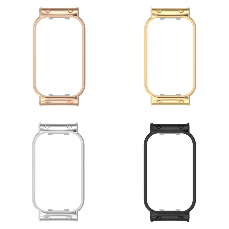 Metal Frame Watch Protective Case, For Redmi Band 2