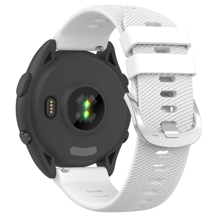 18mm Solid Color Silicone Watch Band, For Garmin Forerunner 265S