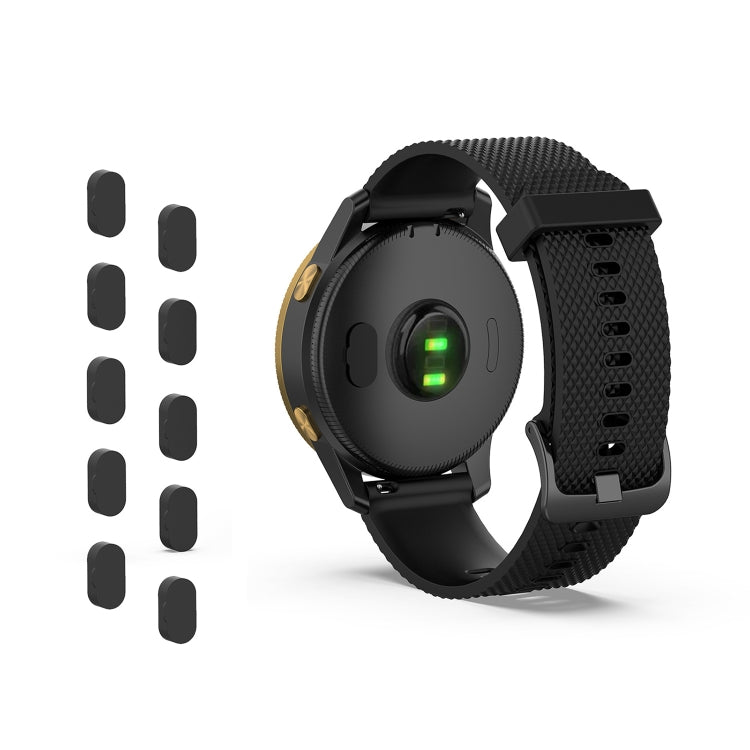 10pcs Watch Charging Port Universal Dust Plug, For Garmin Forerunner 265 / 265S / 965