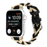 Single Elastic Nylon Braid Watch Band, For Apple Watch Series 8&7 45mm, For Apple Watch Series 8&7 41mm