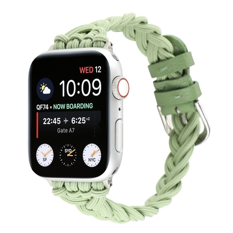 Single Elastic Nylon Braid Watch Band, For Apple Watch Series 8&7 45mm, For Apple Watch Series 8&7 41mm