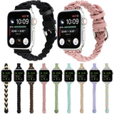 Single Elastic Nylon Braid Watch Band, For Apple Watch Series 8&7 45mm, For Apple Watch Series 8&7 41mm