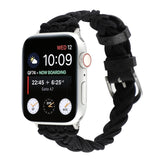 Single Elastic Nylon Braid Watch Band, For Apple Watch Series 8&7 45mm, For Apple Watch Series 8&7 41mm