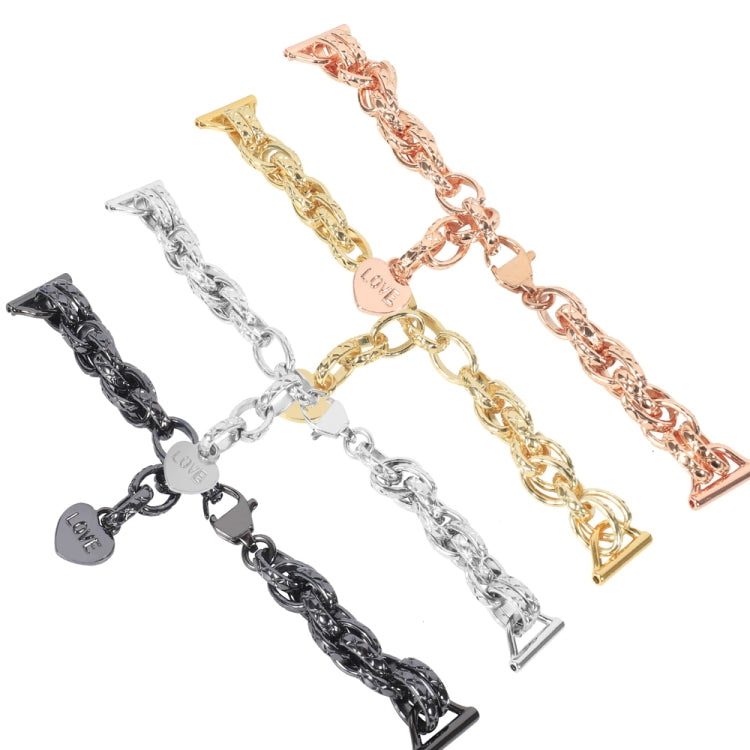Universal Metal Chain Watch Band, 20mm, 22mm
