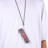 TPU+PU Skinned Electronic Cigarette Protective Case with Lanyard, For IQOS ILUMA ONE